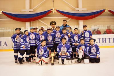 Команда рязанской ДЮСШ Дворца спорта «Олимпийский» выиграла турнир юных хоккеистов